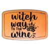 Faux Leather Engravable Patch - Curved Rectangle Thumbnail