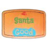Faux Leather Engravable Patch - Curved Rectangle Thumbnail