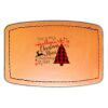 Faux Leather Engravable Patch - Curved Rectangle Thumbnail