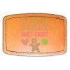 Faux Leather Engravable Patch - Curved Rectangle Thumbnail