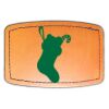 Faux Leather Engravable Patch - Curved Rectangle Thumbnail