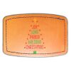 Faux Leather Engravable Patch - Curved Rectangle Thumbnail
