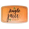 Faux Leather Engravable Patch - Curved Rectangle Thumbnail