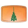 Faux Leather Engravable Patch - Curved Rectangle Thumbnail