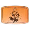 Faux Leather Engravable Patch - Curved Rectangle Thumbnail
