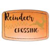 Faux Leather Engravable Patch - Curved Rectangle Thumbnail