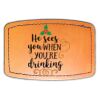 Faux Leather Engravable Patch - Curved Rectangle Thumbnail