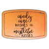 Faux Leather Engravable Patch - Curved Rectangle Thumbnail