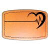 Faux Leather Engravable Patch - Curved Rectangle Thumbnail