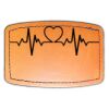 Faux Leather Engravable Patch - Curved Rectangle Thumbnail