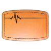 Faux Leather Engravable Patch - Curved Rectangle Thumbnail