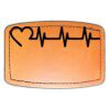 Faux Leather Engravable Patch - Curved Rectangle Thumbnail