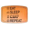 Faux Leather Engravable Patch - Curved Rectangle Thumbnail