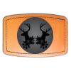 Faux Leather Engravable Patch - Curved Rectangle Thumbnail