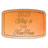 Faux Leather Engravable Patch - Curved Rectangle Thumbnail