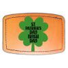 Faux Leather Engravable Patch - Curved Rectangle Thumbnail