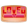Faux Leather Engravable Patch - Curved Rectangle Thumbnail