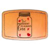 Faux Leather Engravable Patch - Curved Rectangle Thumbnail