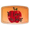 Faux Leather Engravable Patch - Curved Rectangle Thumbnail