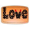 Faux Leather Engravable Patch - Curved Rectangle Thumbnail