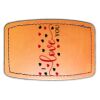 Faux Leather Engravable Patch - Curved Rectangle Thumbnail