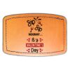 Faux Leather Engravable Patch - Curved Rectangle Thumbnail