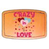 Faux Leather Engravable Patch - Curved Rectangle Thumbnail