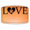Faux Leather Engravable Patch - Curved Rectangle Thumbnail