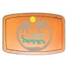 Faux Leather Engravable Patch - Curved Rectangle Thumbnail