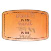 Faux Leather Engravable Patch - Curved Rectangle Thumbnail