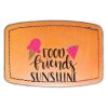 Faux Leather Engravable Patch - Curved Rectangle Thumbnail
