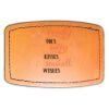 Faux Leather Engravable Patch - Curved Rectangle Thumbnail
