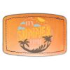 Faux Leather Engravable Patch - Curved Rectangle Thumbnail