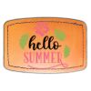 Faux Leather Engravable Patch - Curved Rectangle Thumbnail