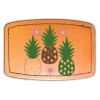 Faux Leather Engravable Patch - Curved Rectangle Thumbnail