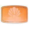 Faux Leather Engravable Patch - Curved Rectangle Thumbnail