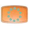 Faux Leather Engravable Patch - Curved Rectangle Thumbnail