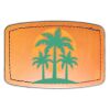 Faux Leather Engravable Patch - Curved Rectangle Thumbnail