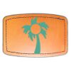 Faux Leather Engravable Patch - Curved Rectangle Thumbnail