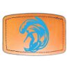 Faux Leather Engravable Patch - Curved Rectangle Thumbnail