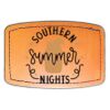 Faux Leather Engravable Patch - Curved Rectangle Thumbnail