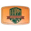 Faux Leather Engravable Patch - Curved Rectangle Thumbnail