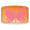 Faux Leather Engravable Patch - Curved Rectangle Thumbnail