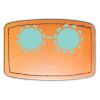 Faux Leather Engravable Patch - Curved Rectangle Thumbnail