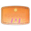 Faux Leather Engravable Patch - Curved Rectangle Thumbnail