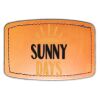 Faux Leather Engravable Patch - Curved Rectangle Thumbnail