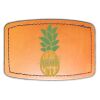 Faux Leather Engravable Patch - Curved Rectangle Thumbnail