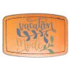 Faux Leather Engravable Patch - Curved Rectangle Thumbnail