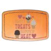 Faux Leather Engravable Patch - Curved Rectangle Thumbnail