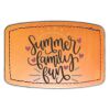 Faux Leather Engravable Patch - Curved Rectangle Thumbnail